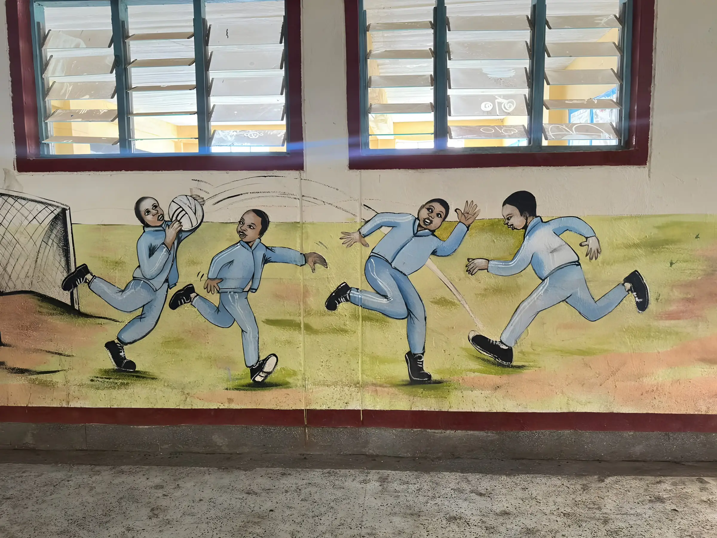 Football mural