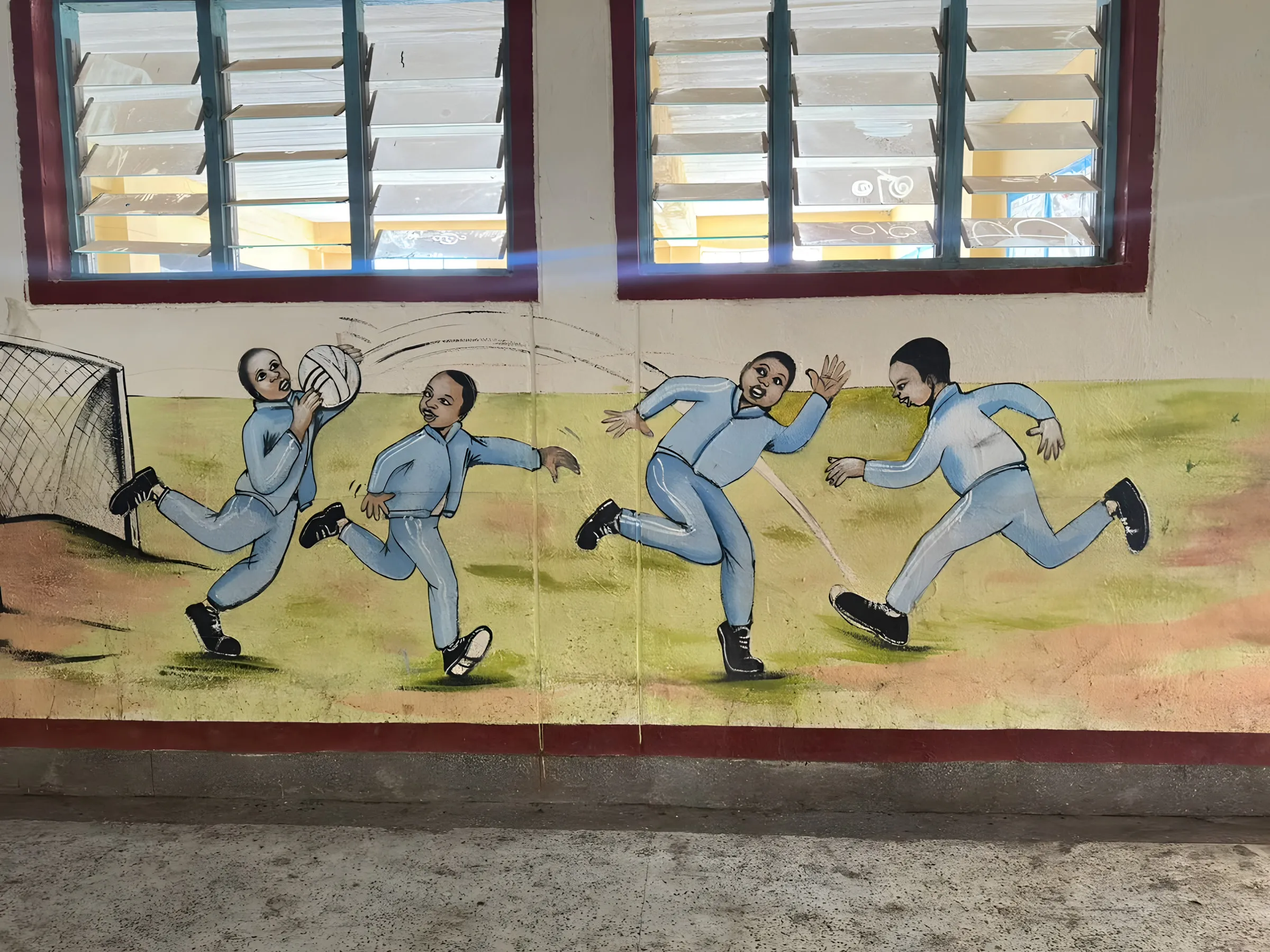 Football mural